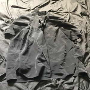 Black long dress with cove up top